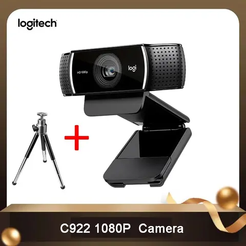 Logitech C922PRO 1080p HD Camera with Dynamic Focus and Ultra Clear Features Equipped with Microphone and Noise Reduction Camera
