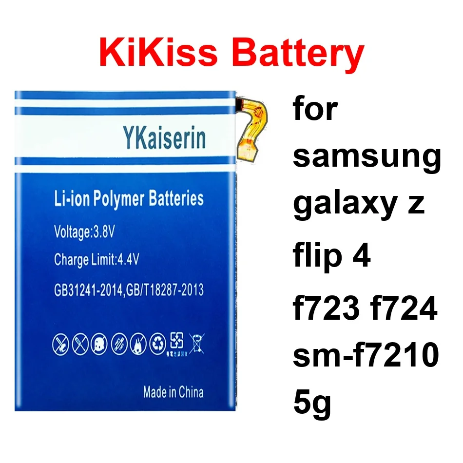 

Battery 1600-3200Mah EB-BF723ABY+EB-BF724ABY EB-BF724ABY EB-BF725ABY For Samsung Galaxy Z Flip 4 F723 F724 SM-F7210 5G
