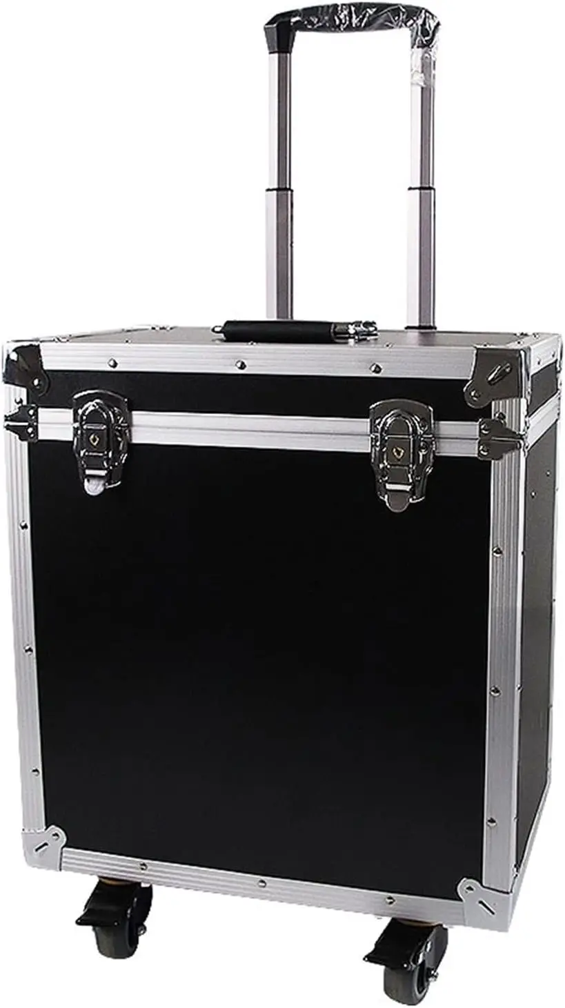 

Rolling toolbox with wheels, deep box manager with telescopic handle and lock, multi-purpose storage box toolbox tool manager