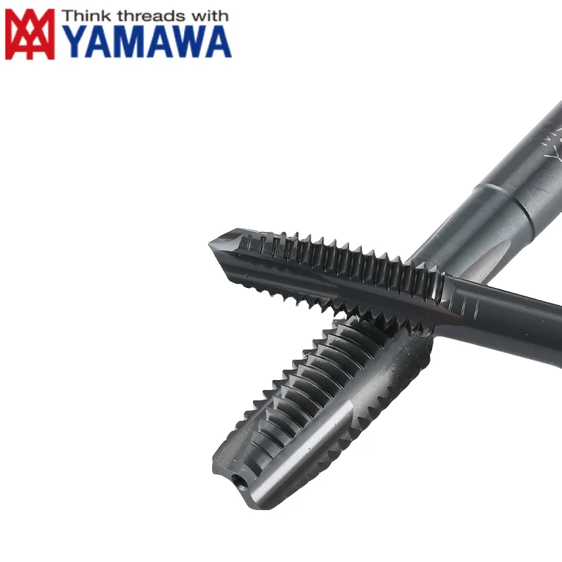 YAMAWA PO-OX INOX HSSE Standard Fine Spiral Pointed Taps M1M2M3M4M5M6M7M8M10M11M12M14M16M18M20M22M24 Thread Taps For Steel 1pcs