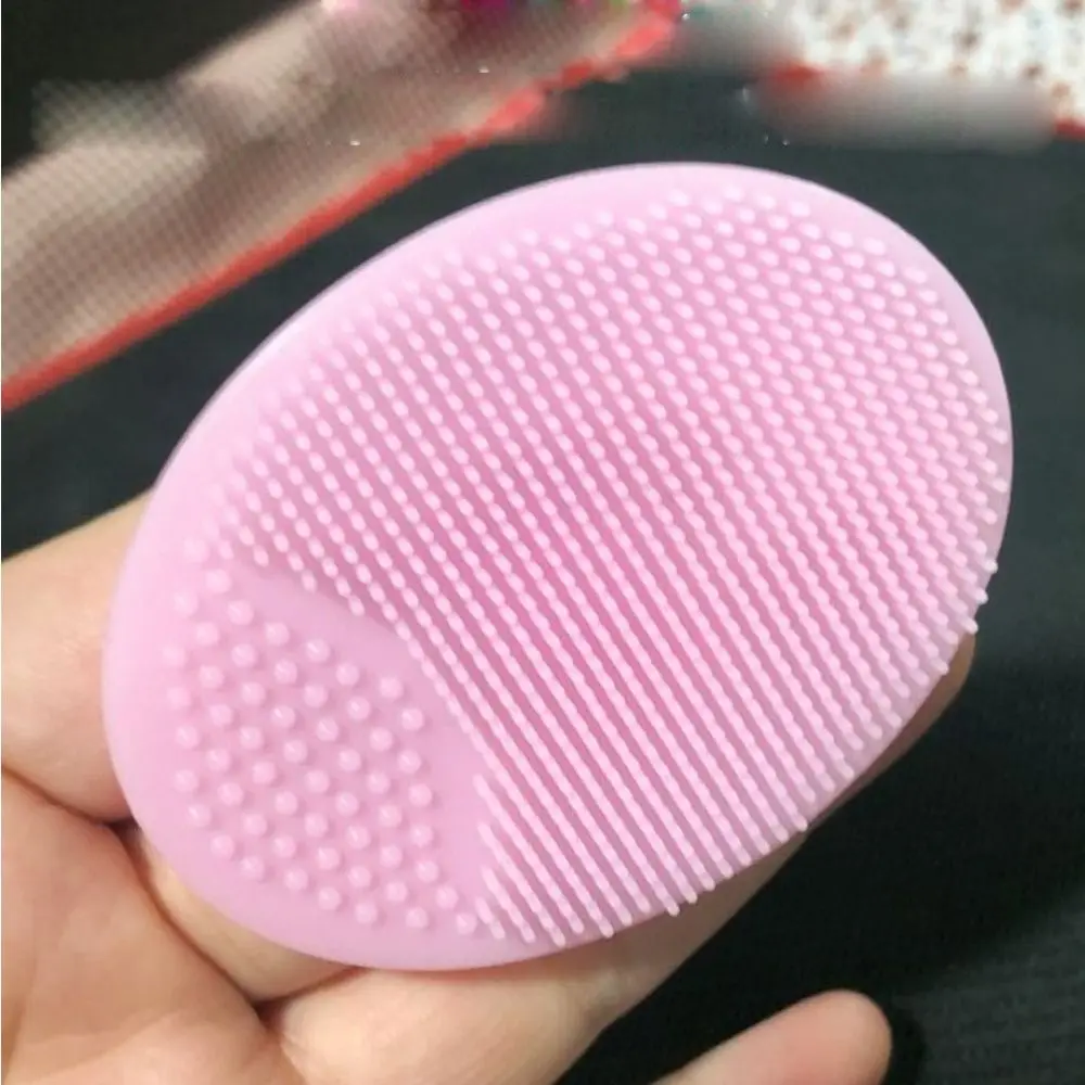 Multi-function Infant Care Product Silicone Shower Brush Safety Shampoo Brush Massage Brush Baby Bath Brush Hair Cleaning Brush