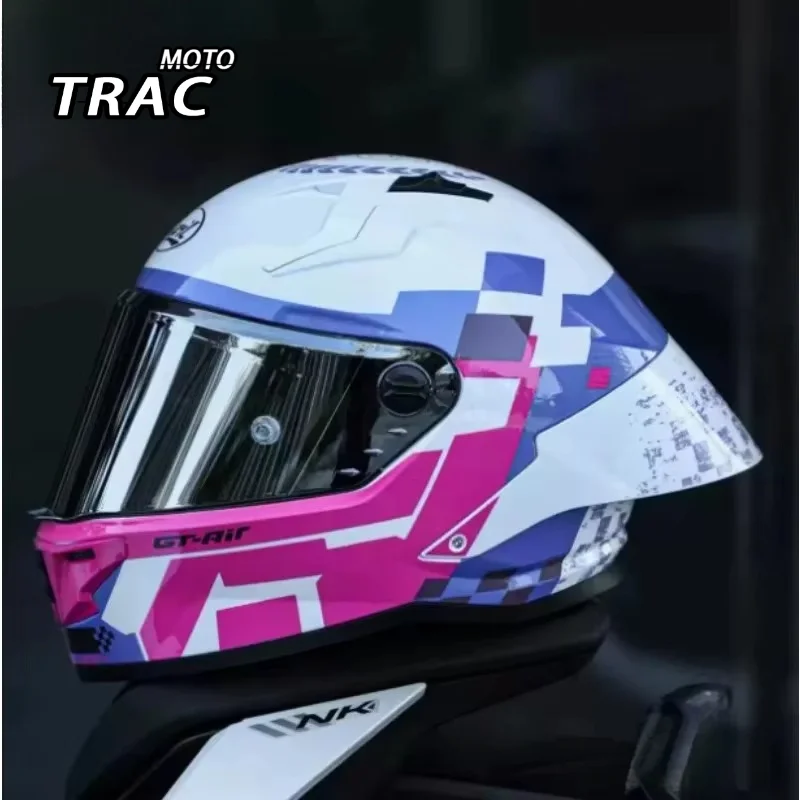Motorcycle Full Helmet Large Tail Retro Cruise Moto Helmet Double Lens Capacete Masculino Casco Moto ECE DOT Certification