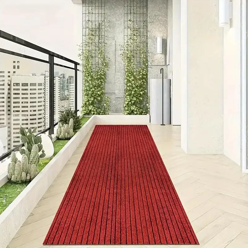 

Striped anti fouling mat, waterproof and anti slip mat, wear-resistant foot mat can be freely cut, easy to clean carpet