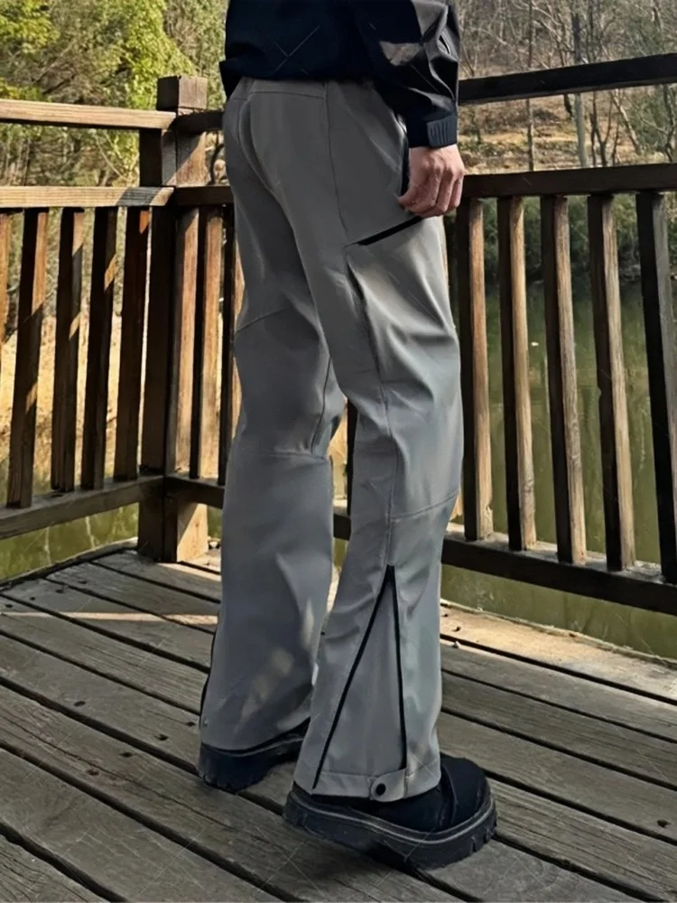 

Outdoor Softell Cargo Pants Men's Spring Summer Qui Dry Flared Workwear American Mountain Climbing Sports Guide Pants