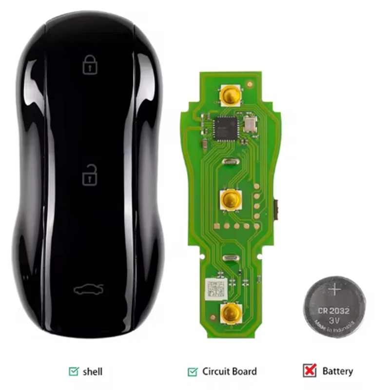 

A20K-For Xhorse XSCH01EN XM38 Universal Smart Key Car Remote Control Key 3 Buttons Car Key With Chip Support 4D 8A 4A
