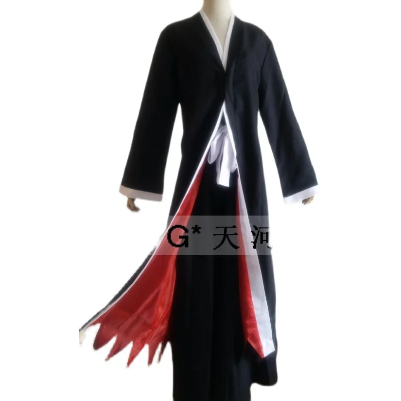 

2024 аниме костюмы для косплея Ichigo Kurosaki полый Ichigo черный плащ