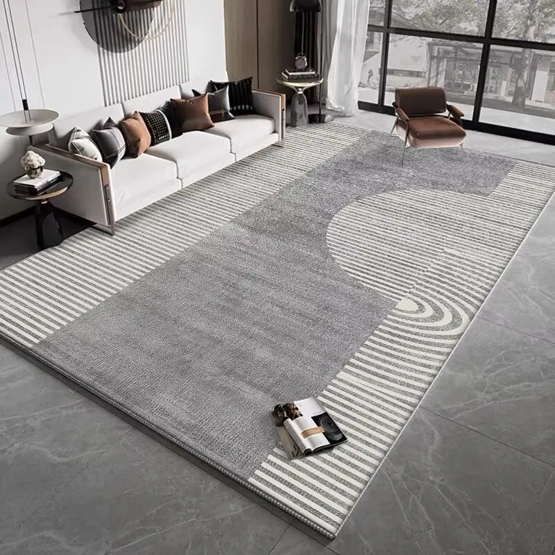 Nordic Light Luxury Rugs for Living Room Modern Simplicity Style Grey Sofa Coffee Table Bedroom Rug Home Cloakroom Lounge Mat