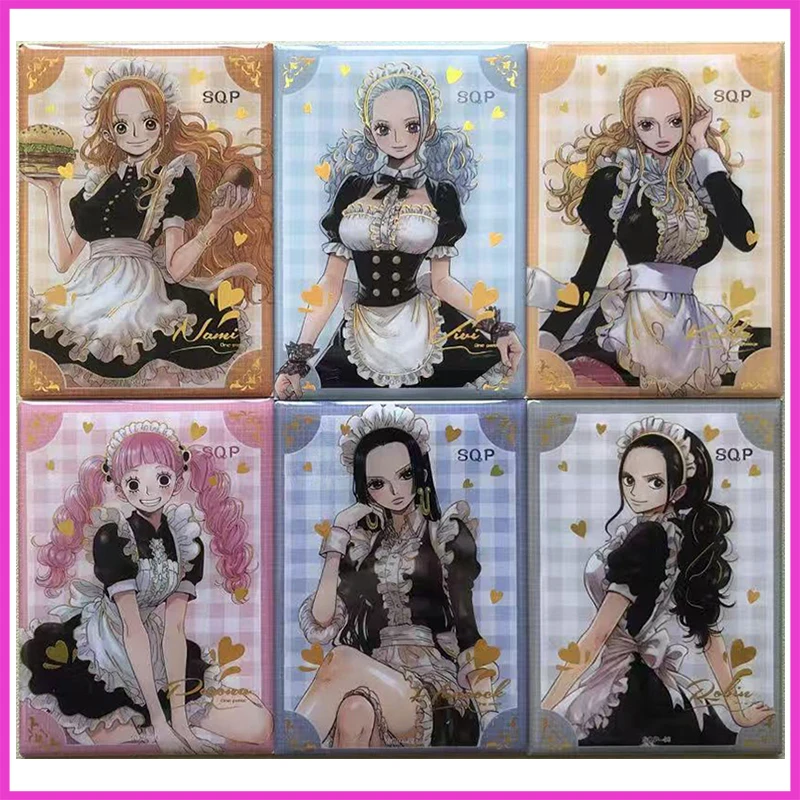 

Аниме ONE PIECE Редкая преломляющая коллекционная карта SQP Nami Vivi Kalifa Perona Hancock Nico Robin Игрушки для мальчиков Подарок на день рождения