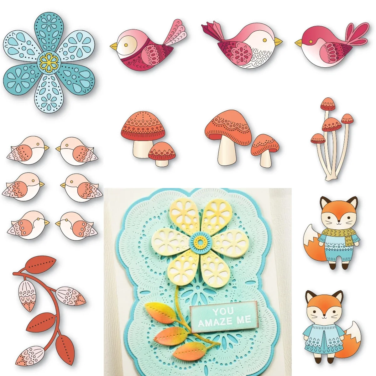 

Nordic Bold Bird 2025 New Metal Cutting Dies For Scrapbook Diary Decoration Embossing Template Diy Greeting Card Handmade