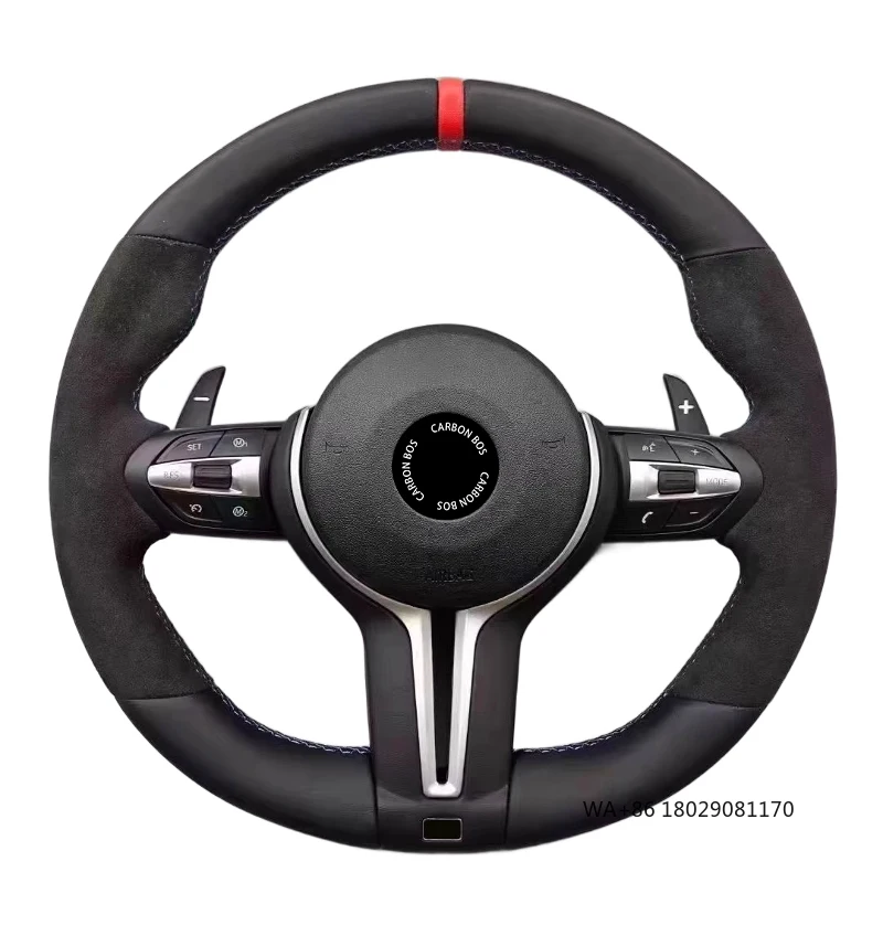 عجلة القيادة عجلة القيادة نمط مزدوج ل M3 M5 X1 X2 X3 F30 F10 F20 F80 F35 عجلة القيادة #2