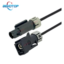 1PCS Waterproof Fakra A Male Plug to Femfale Jack with Fixing Position 50 Ohm RG174 Cable RF Coaxial Pigtail Jumper