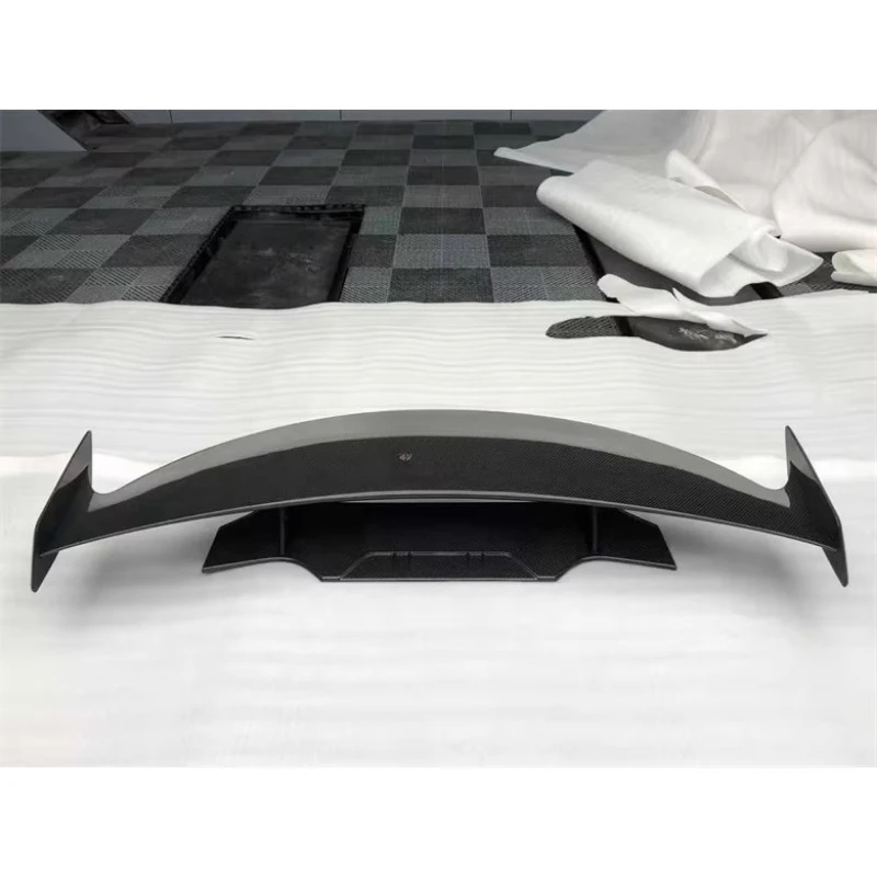 High Quality Mon Style Dry Carbon Fiber Rear Spoiler Double-layer Spoiler for Lotus Emira Upgrade