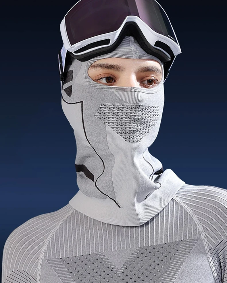 Unisex Winter Warme Sturmhaube Hut Elastische Atmungsaktive Vollgesichtsmaske für Radfahren Outdoor-Sportarten Radfahren Skifahren Motorrad Fahrrad – Detail 10