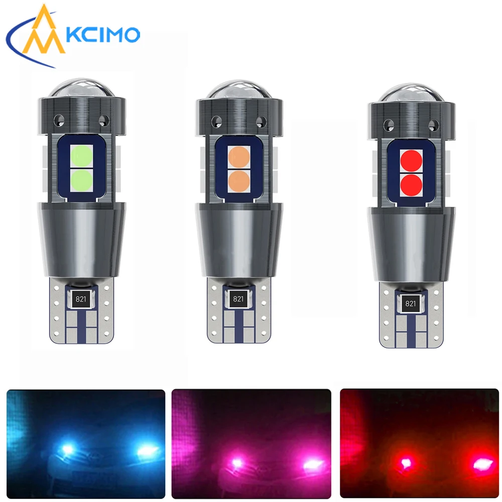 CANBUS T10 W5W LED Bulbs No Error Free Car Interior Dome Map Reading License Plate Lights Auto Accessories 12V