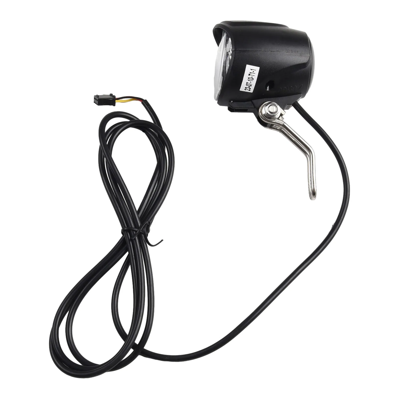 

6-60 В 5 Вт передний фонарь для электрического велосипеда, замена фары, водонепроницаемый светодиодный светильник для ночной езды на велосипеде, разъем интерфейса SM/2PIN