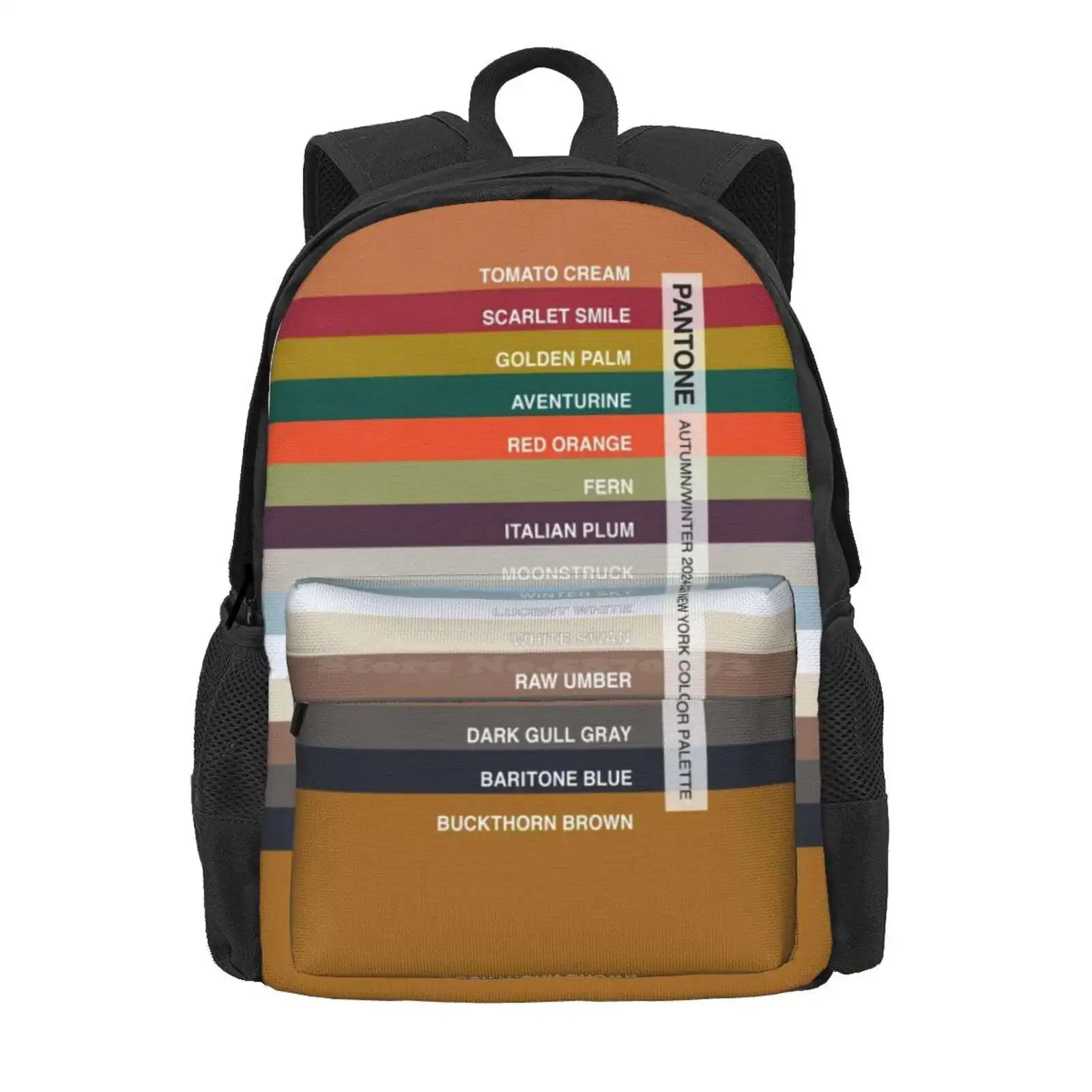 New York Fashion Week Palette, Autumn Winter 2024-25 - 15 Colors With Color Names Hot Sale Schoolbag Backpack Fashion Bags New