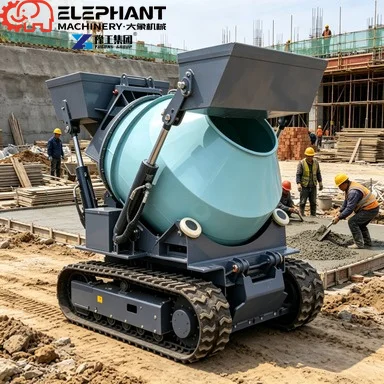 Mini Cement Mixer 80L Portable Electric Concrete Mixer Compact Structure For Farm Use