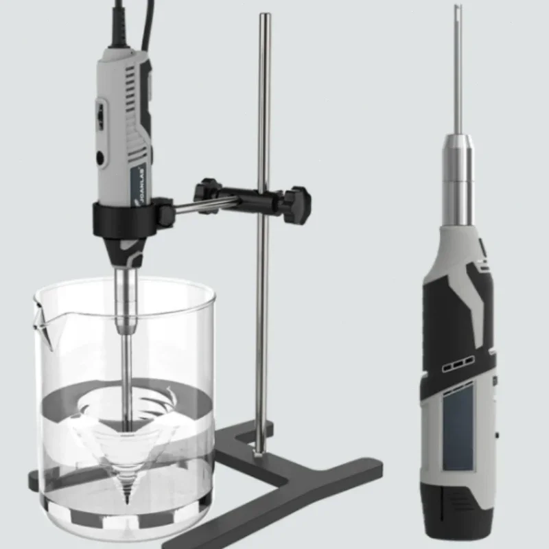 Lab Hand-held High Shear Cosmetics Homogenizer For Liquid Lotion Cream