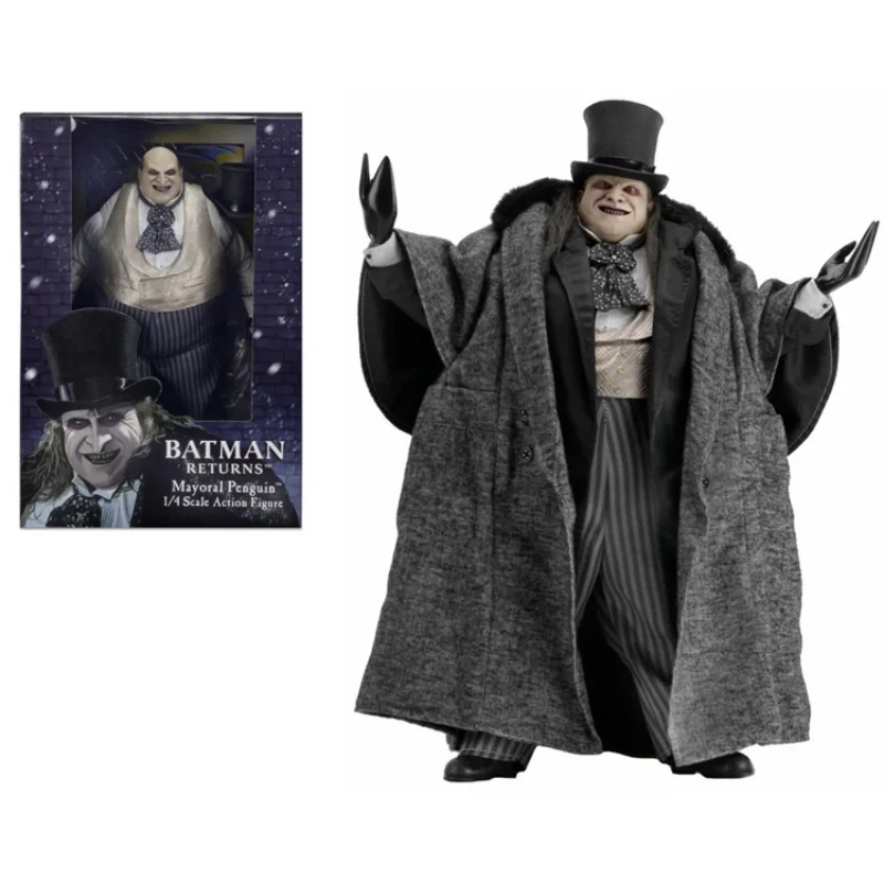 NECA BatKing 1ram 4 Penguin Cat Woman Keaton 18-inch Doll Model Hand-made Furnishings Like Collection