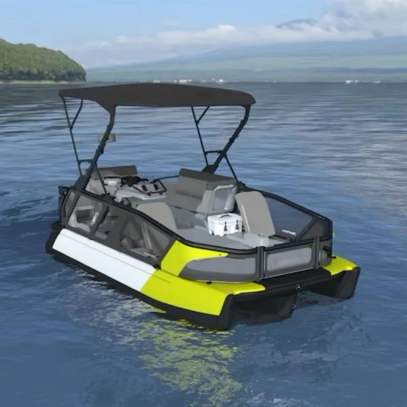 Customized 2025 All-NEW 19ft Luxury Mini Party Yacht Boat Fully Configurable Sport Yacht with Aluminum Hull and Outboard Engine