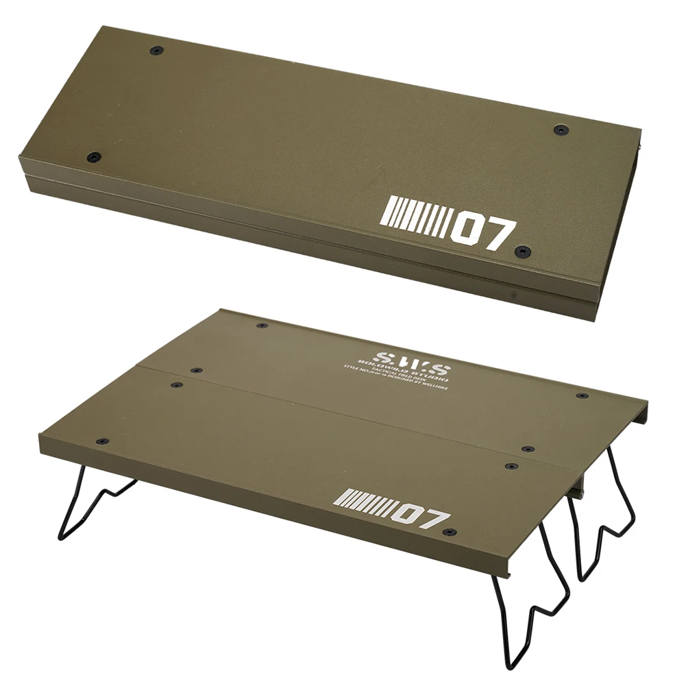 

Camping Foldable Table Heavy Duty Portable Camping Table Folding Beach Table Aluminum Alloy Camp Table for Hiking