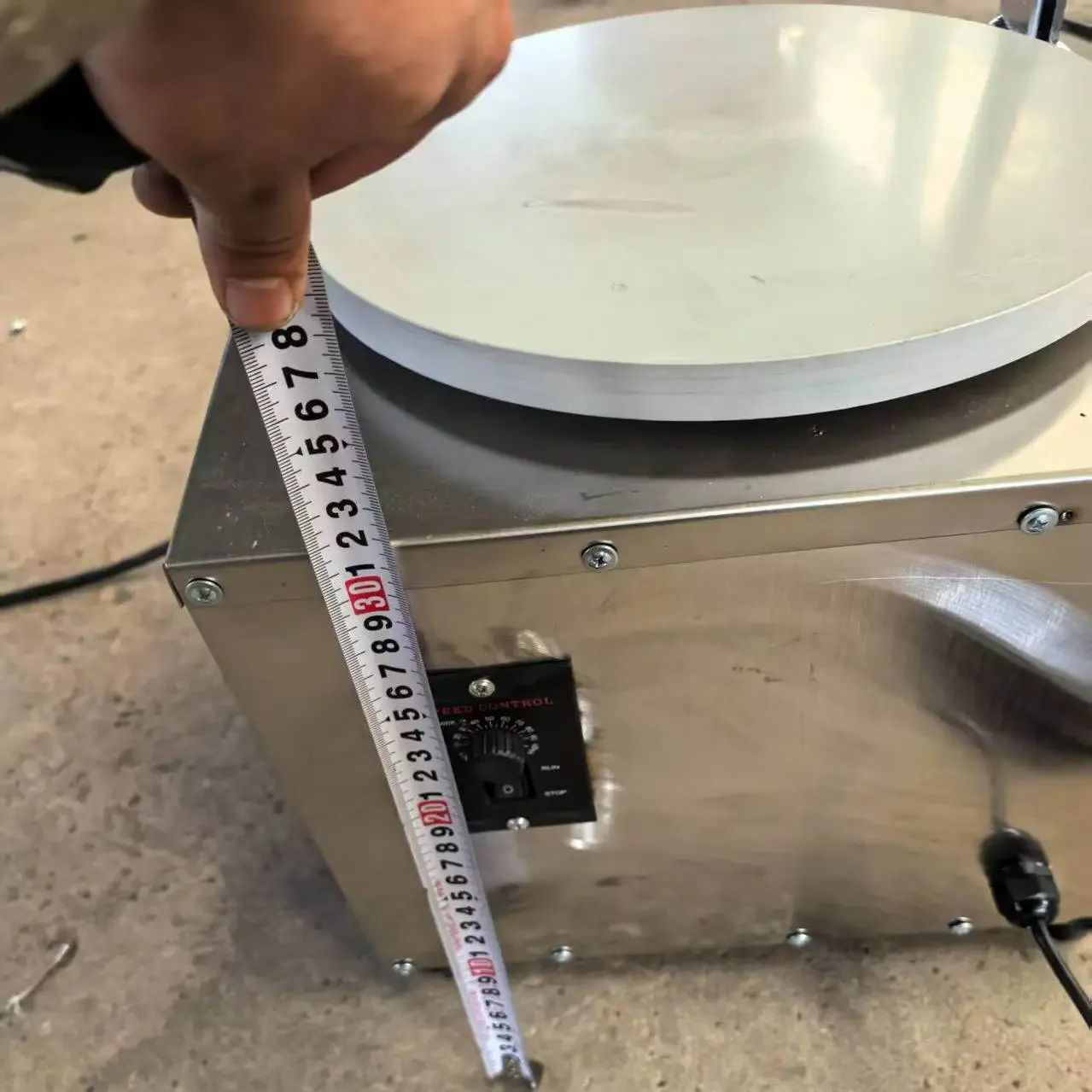 220v Automatic Cake Rolling Machine Commercial Imitation Handmade Biscuit Pie Rolling Thin New Cake Round Intelligent Regulation