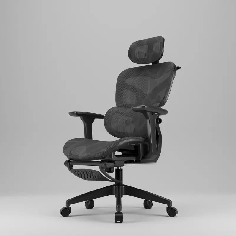 Ergonomic Computer Chair for Home Office with Comfortable Backrest and Hollow Design Ideal for Learning and Sedentary Use