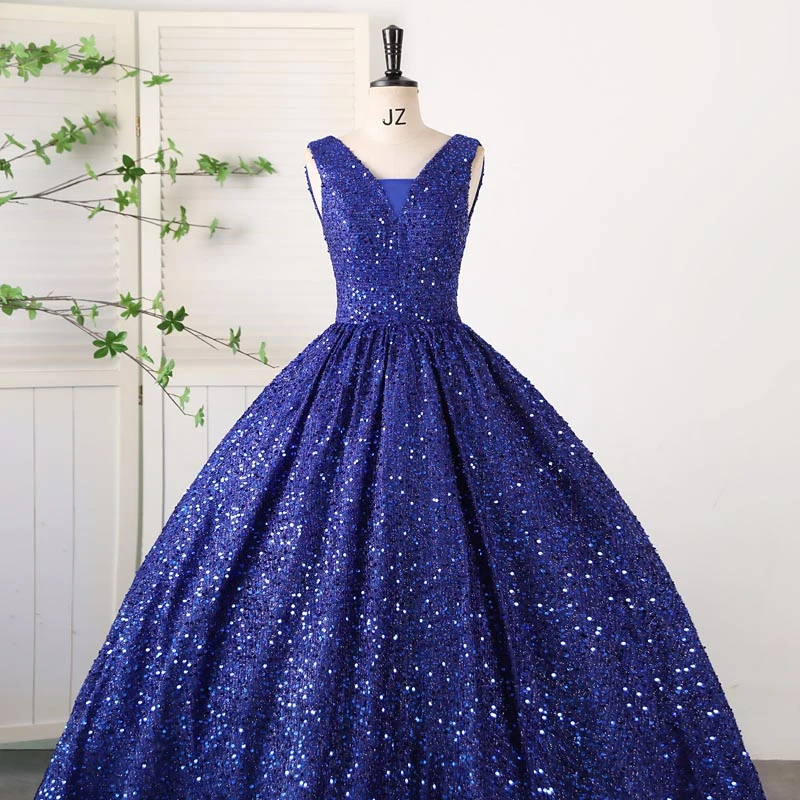 فساتين حفلات لامعة ترتر لامع 15 فساتين Quinceanera فساتين حفلة عمرها 15 سنة لون Quinceanera مخصص #2