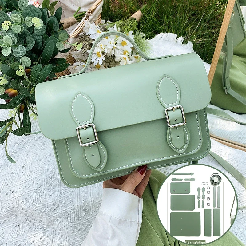 NUBECOM Handmade Leather Bag for Women, Creative Bag, Practical Handcraft Bag Making Material Package, DIY Self-made Accessories