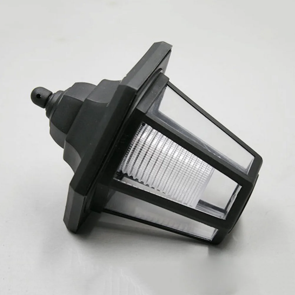 

2 Pcs Outdoor Solar Lights Lawn Garden Decorations Vintage Backyard Decorative Courtyard Black