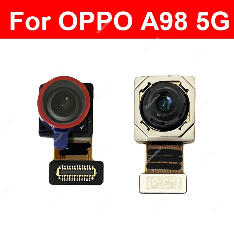 

For OPPO A98 5G CPH2529 Primary Front Selfie Camera Back Main Front Facing Camera Flex Cable Replacement Spare Parts
