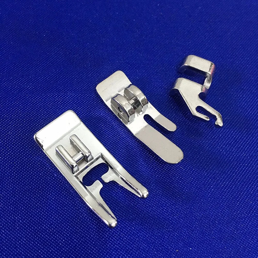 3 PCS/Set Low Shank Snap On Presser Foot Kit Zig Zag Foot Straight Stitch Feet And Snap-On Shank For Singer Sewing Accessories