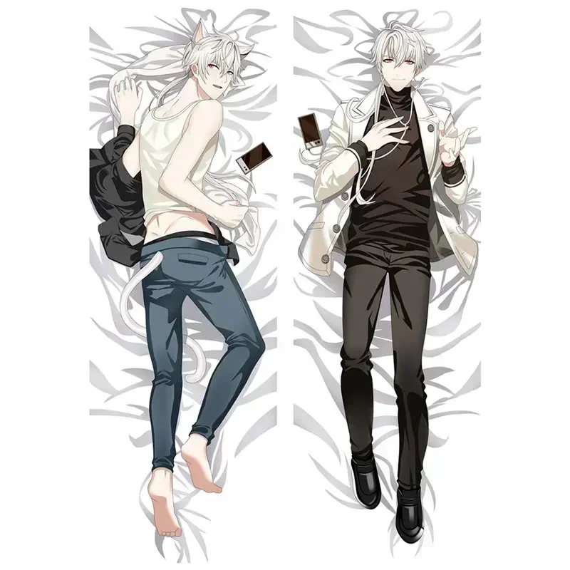 60x180cm Anime Mystic Messenger Yoosung 707 Lucie Zen Dakimakura Case Two-sided 3D Print Bedding Hugging Body Pillow Covers Gift