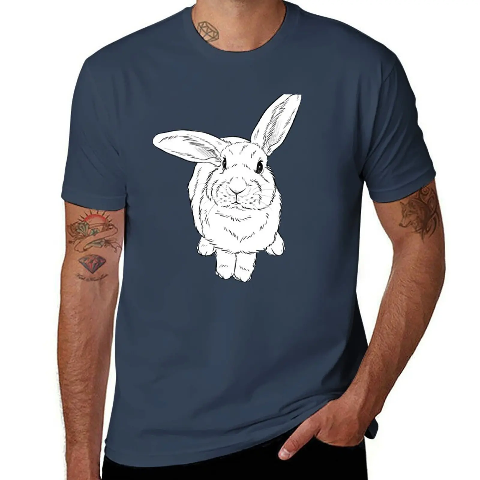 

Wonky rabbit T-Shirt t shirts for man cotton soft cotton t shirts man 100% t shirt for man T-Shirt