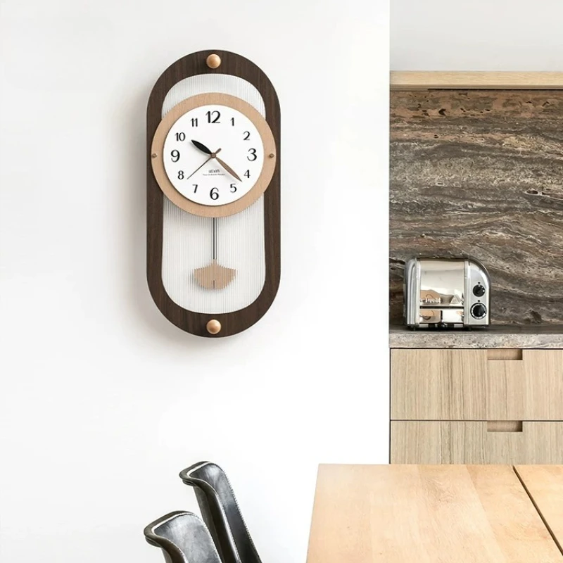 Nordic Fashion Wall Clocks Luxury Living Room Modern Aesthetic Clock Wall Minimalist Design Reloj De Pared Ornaments Home Decor