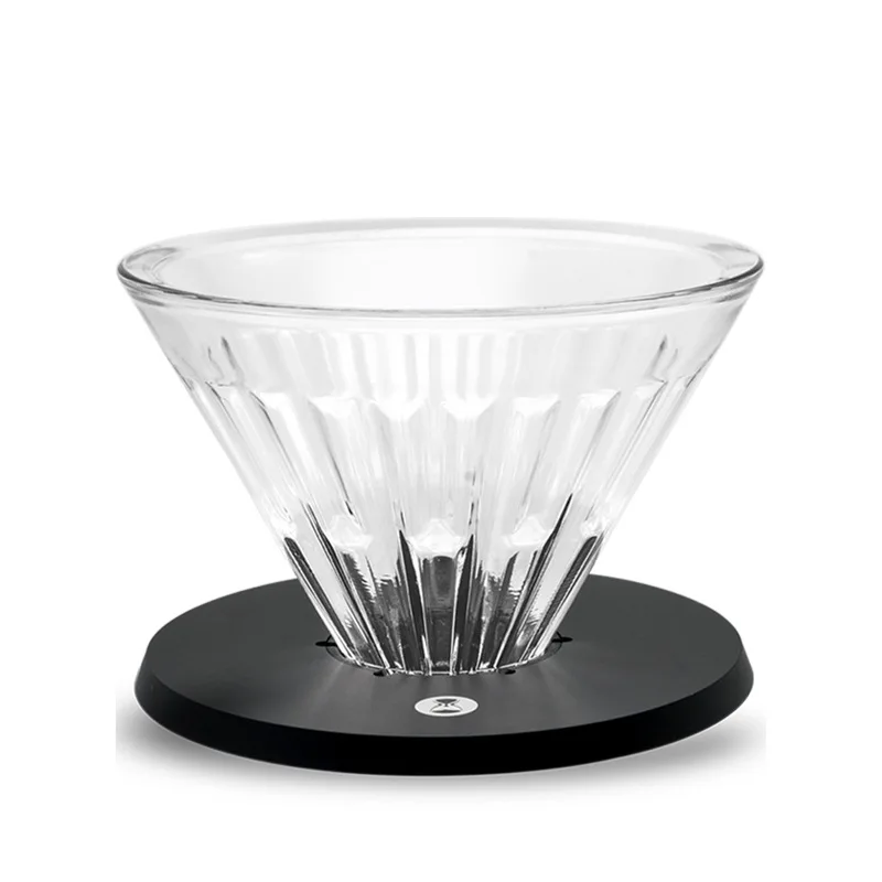 

Crystal Ice Pupil Drip Filter Cup Thickened Optical Glass Hand Brewed Coffee Filter Household Coffee Pot