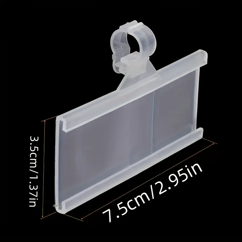 100 PVC Snap Lock Price Tag Di - Home Office Marketing avaliação e preço