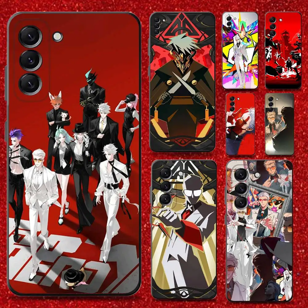 حافظة لهاتف سامسونج جالاكسي A13، A21s، A22، A31، A32، A52، A53، A71، A80، غلاف أسود ناعم