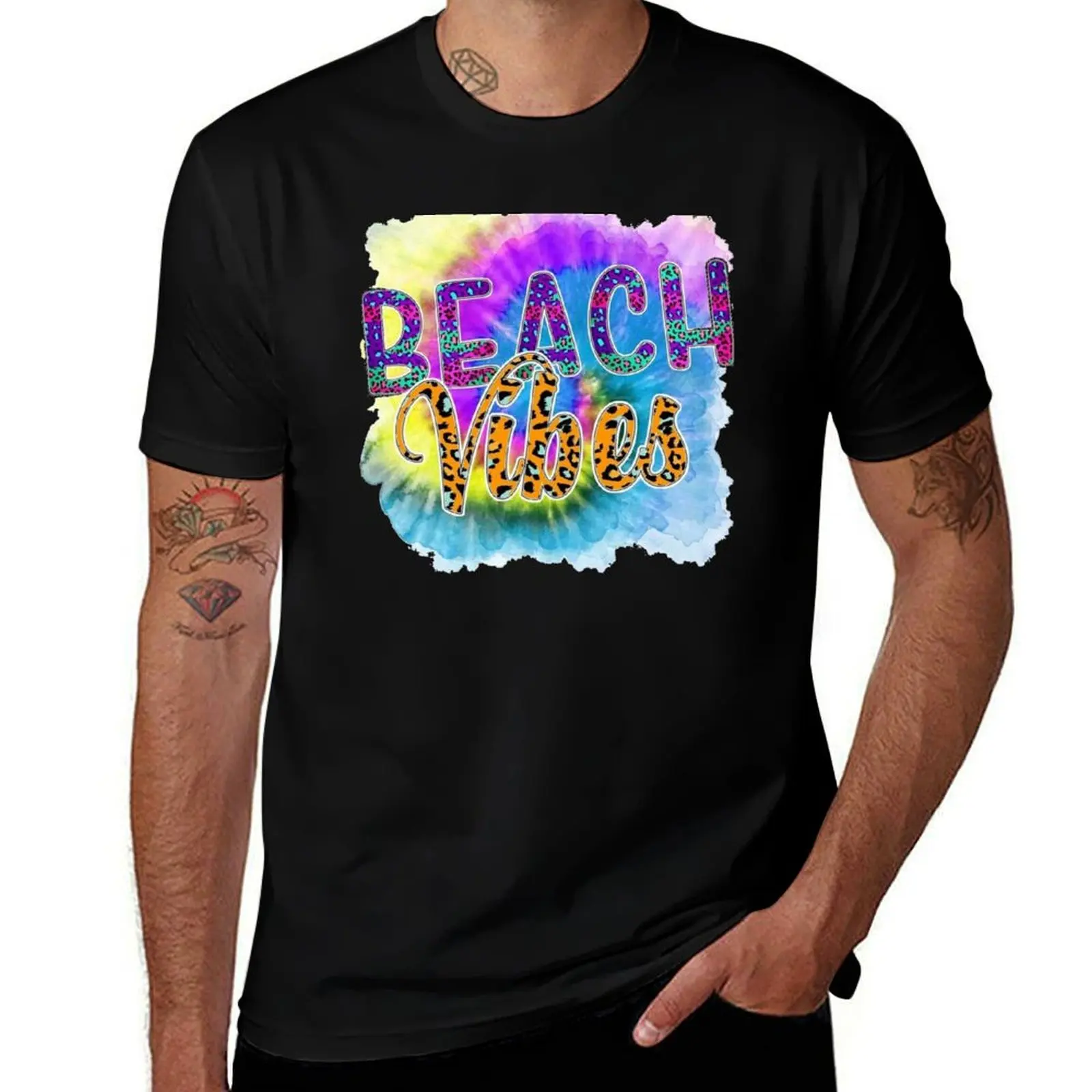 beach vibes T-Shirt Basic Regular Fit Casual T-Shirt