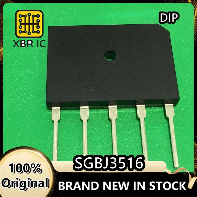 (20/50 pieces) SGBJ3516 Three-phase rectifier bridge high-voltage five-pin flat bridge inverter brand new and genuine