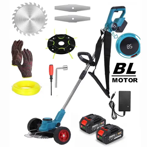 DEWALT 컴팩트 임팩트 렌치, 브러시리스 1/2 무선 렌치, 가변 속도 충전 전동 공구, DCF921, 20V 배터리 17 브러시리스 무선 전기 잔디 예초기, 캐스터 잔디 트리머, 길이 조정 가능한 각도, 텔레스코픽 가지 치기 정원 도구, 신제품