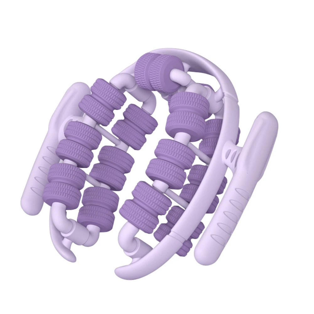 28 Wheel Leg Clamp Massage Roller Annular Design For Muscle Relax Body Shaping Fitness Body Massage Daily Use Tool