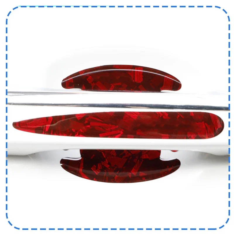 

Car Scratch-resistant Door Handle Wrist Sticker 8pcs PVC Forged Carbon Fiber Exterior Door Bowl Protective Film Accessories