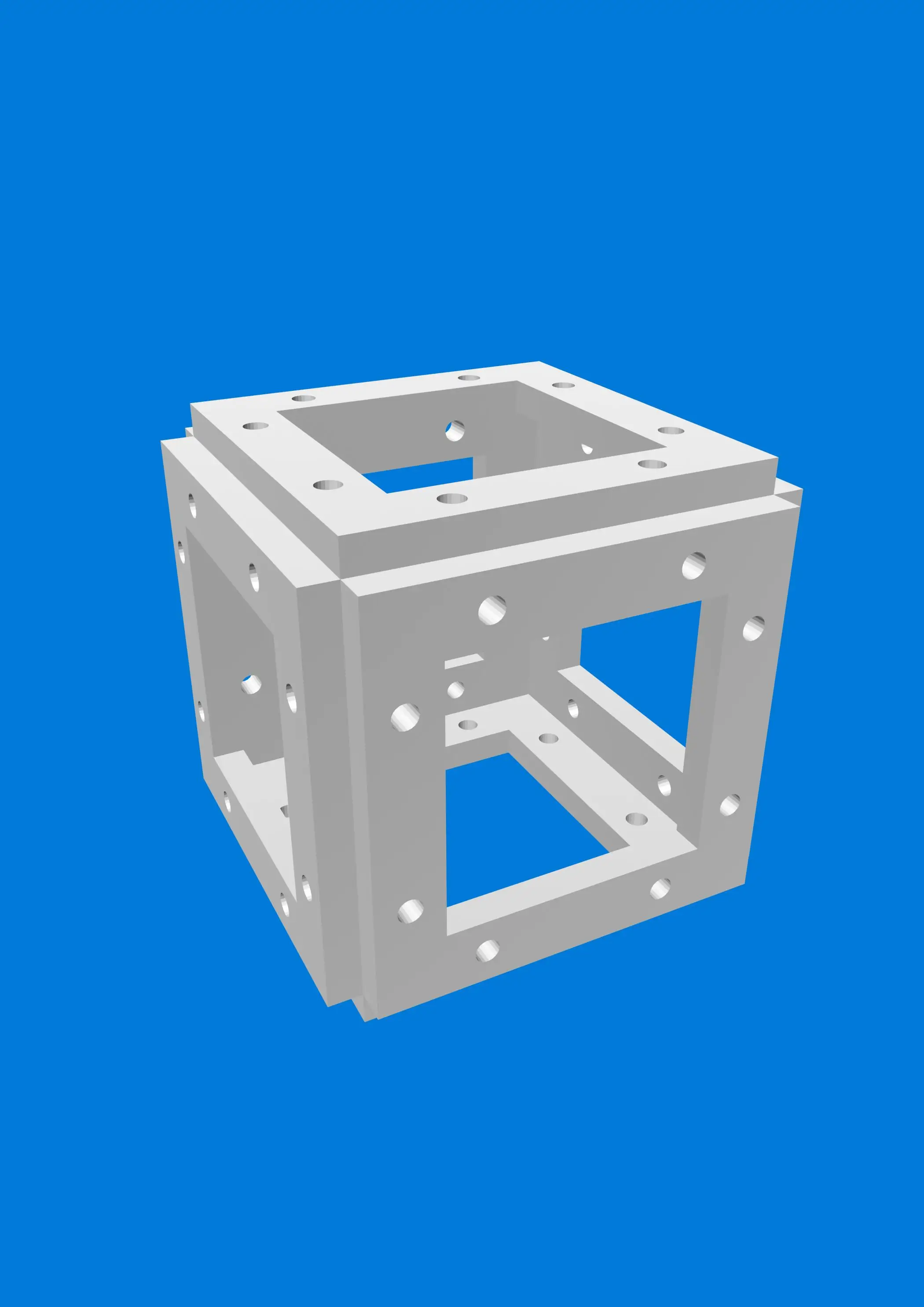 Hexagonal screw square aluminum truss