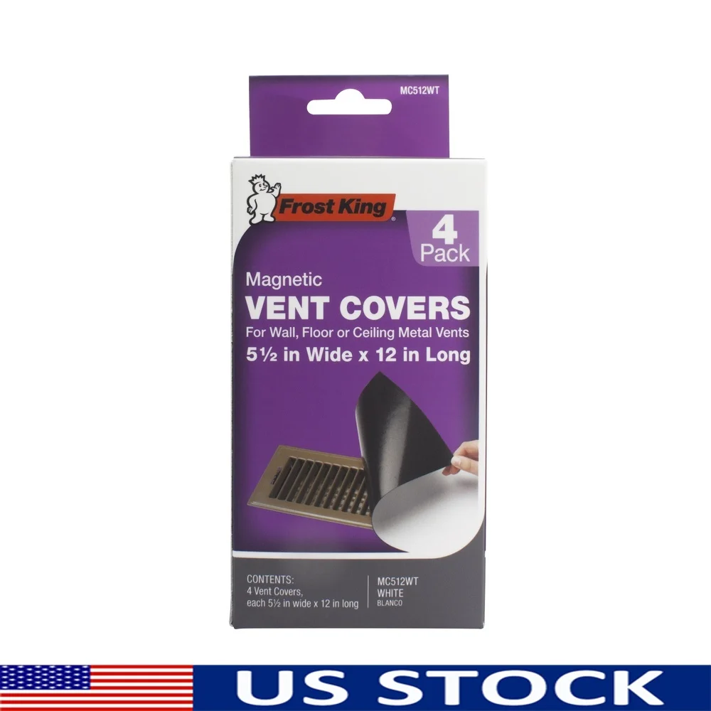 

Магнитные вентиляционные крышки, настенные, напольные, потолочные, энергосберегающие, для снижения воздуха, упаковка из 4 шт., подходят для больших вентиляционных отверстий, отрезать размер