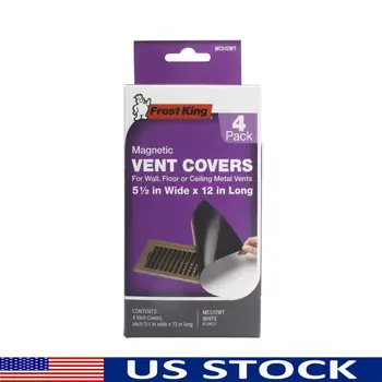 磁性通風口蓋,適用於牆壁、地板和天花板,節能通風,4 件裝,適用於大型通風口,可裁切尺寸 8 最佳銷售 地板通風口蓋 - №6