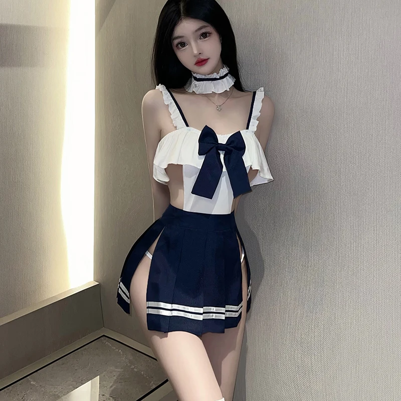 Erotic Lingerie Kawaii Suit Women Anime Japanese Apron Maid Outfit Cute Cosplay Costume Servant Hot Uniform Cosplay Lingerie