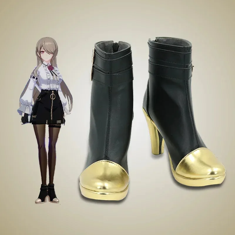 CyGame Honkai Impact 3 Rita Rossweisse Cosplay botas de tacón alto zapatos para Halloween Navidad actuación colección de Fans regalo