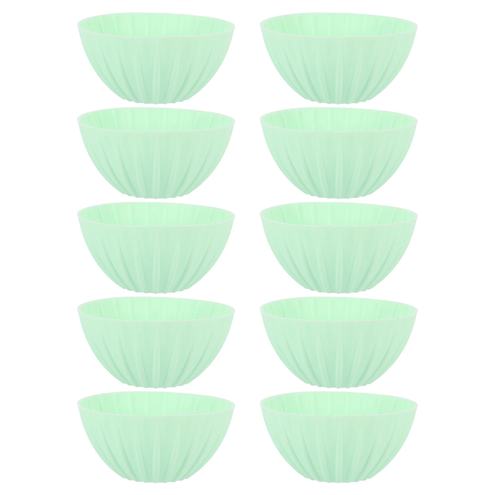 10 шт., силиконовая корзина для расстойки хлеба, круглая форма для выпечки, корзина для ферментации, штабелируемая, легко чистящаяся, пищевой класс