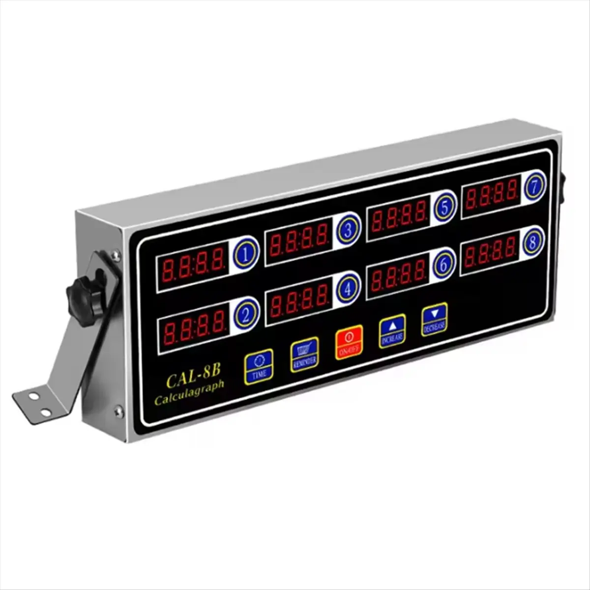 A32I Commercial Eighth 8 Channel Electronic Countdown Kitchen Timer Digital Button Timing Reminder Restaurant Loud Clock US